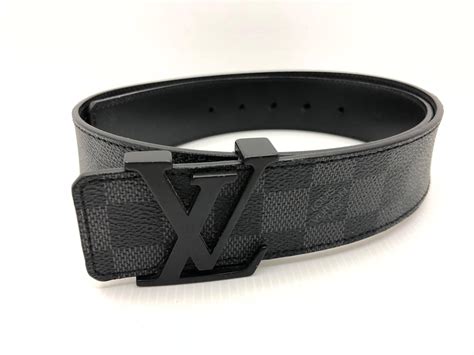 black and white lv belt